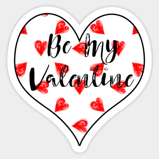 Be My Valentine Sticker